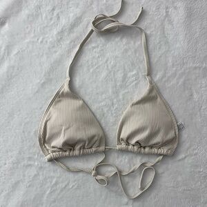 Hollister Light Beige Bikini Top